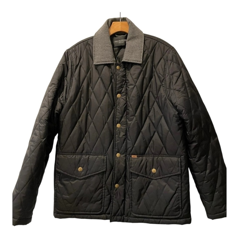 Obey Propaganda Men's Black Quilted Jacket